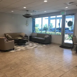 More seating in the back