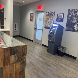 ATM inside.... CASH ONLY