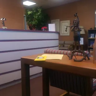 Reception desk