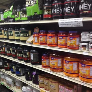 Lots of whey protein