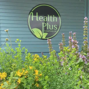 the front of the building