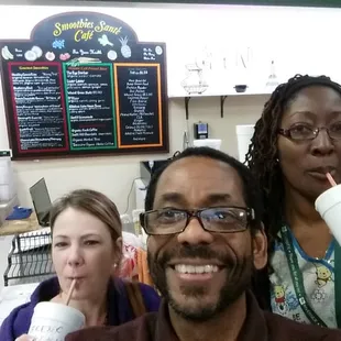 Two Riverside hospital office workers were quite surprised we were so close to them.