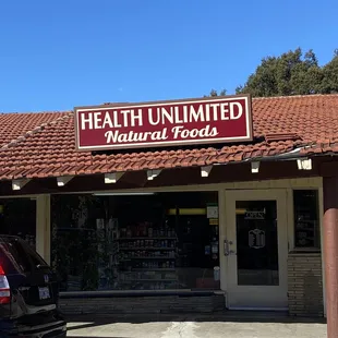 a car parked in front of a store