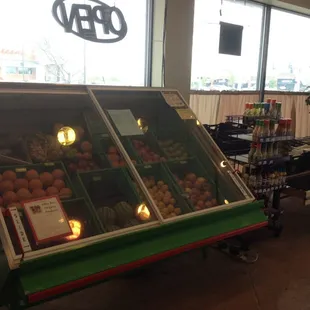 Fresh organic produce...