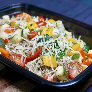 Turkey Pesto with Spaghetti Squash