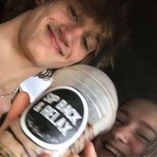 Me and my yummy shake!