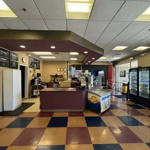 Inside