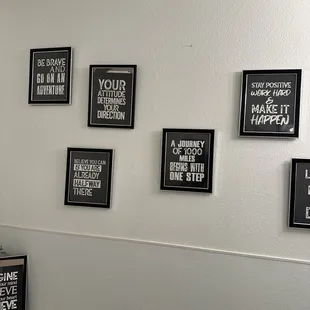 Love the inspiration decor!