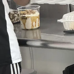 In the making of the bowl....