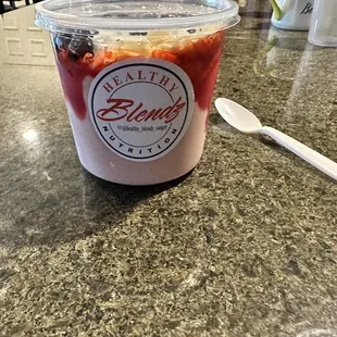 Berry Banana Protein bowl