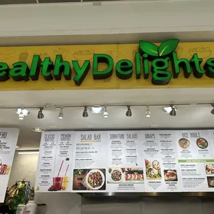 a menu for a restaurant