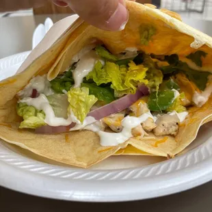 Chicken Fajita Crepe