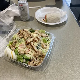 Having lunch here with my mom.