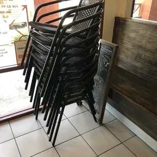 Chairs that should go outside