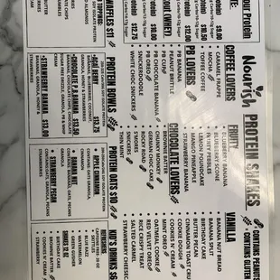 Half of the Menu