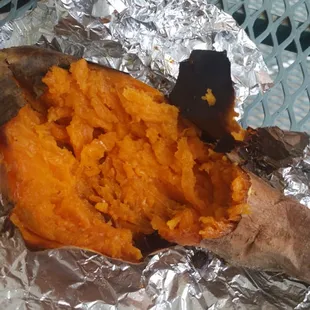 Baked sweet Potato is a healthier Choice side