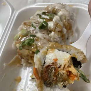 Jumbo Alaskan crab roll