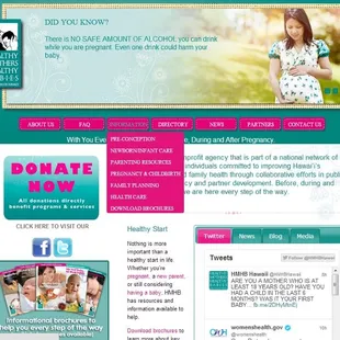Visit hmhb-hawaii.org for an online database of hundreds of resources and perinatal providers throughout Hawaii