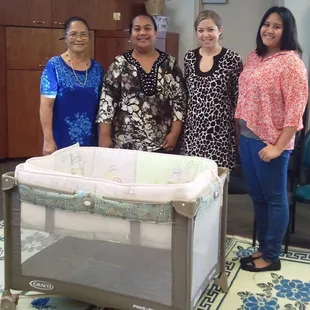 &quot;Cribs for Kids&quot; class, offering safe sleep/SIDS prevention education and a free Pack &amp; Play crib for qualified families