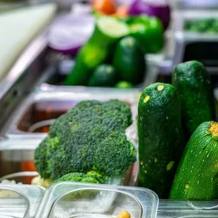 Fresh veggies for each order!