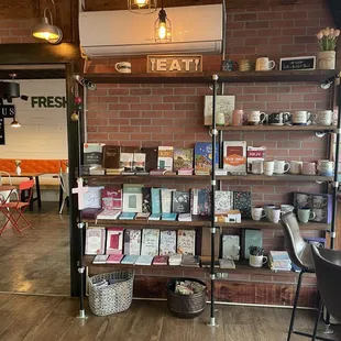Interior of cafe