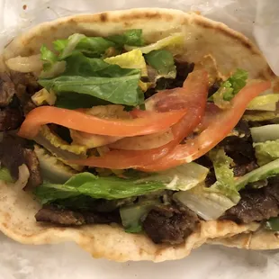 Lamb Gyro pita -- delicious