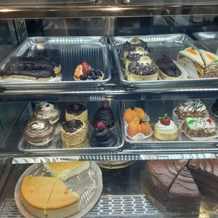 Pastries in the counter at Healthy Picks.