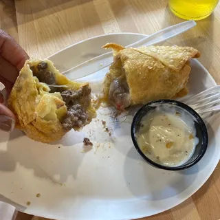 Philly Cheesesteak Egg Roll