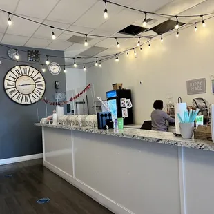 Cool decorations. Very welcoming.