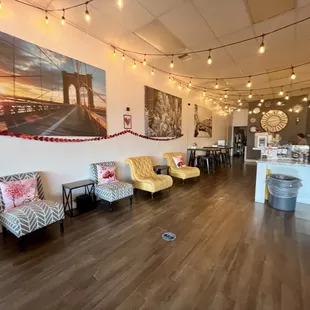 Cool decorations. Very welcoming.
