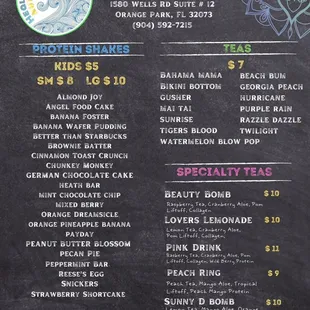 Menu(front)