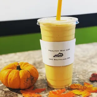Pumpkin cheesecake shake