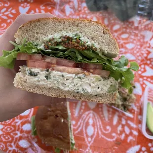 Tuna salad sandwich
