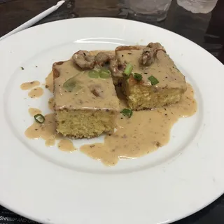 Crawfish cornbread