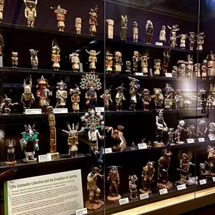 Just one of 4 huge cases of these on display.