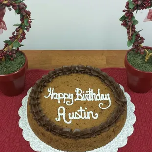 Chocolate Chip Cookie Cake