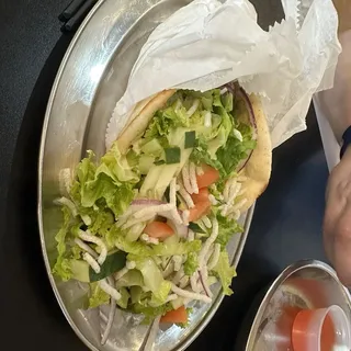 Heart & Soy Gyro With Wasabi Tzatziki Sauce