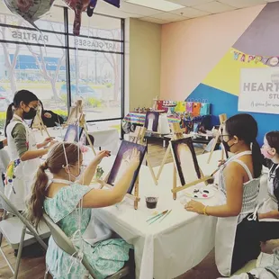 Happy Birthday! Paint parties are a great way to celebrate your special day!