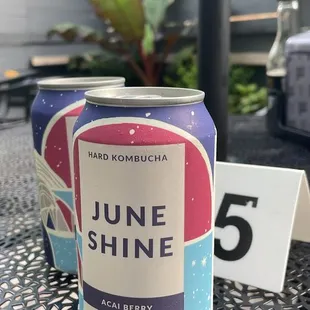 June Shine hard kombucha! Very tasty