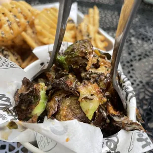 Fried brussels. Super good loved the aioli