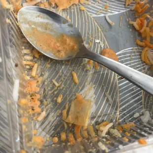 Finished eating and had this plastic in my mouth