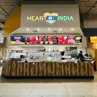 Heart of India in food court