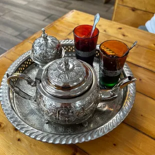 Sage Tea is so flavorful and such a lovely presentation.