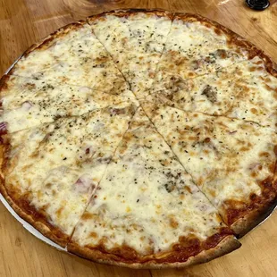 Bbq pork pizza