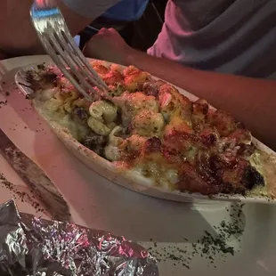 Mac cheese w pulled pork