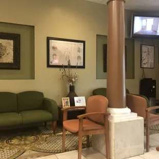 So far only three total in waiting room