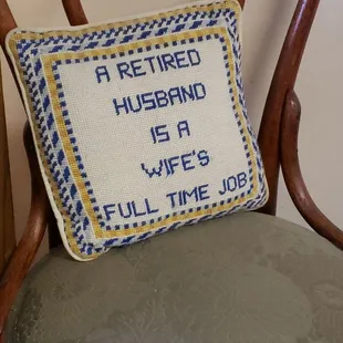 a needled husband is a wife&apos;s full time job