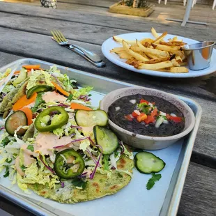 Fried Eggplant Tacos