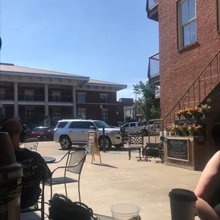 beautiful day to sit on the patio