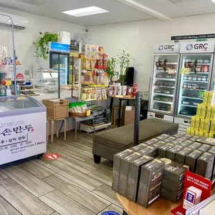 Many frozen and packaged items also sold. Very clean.